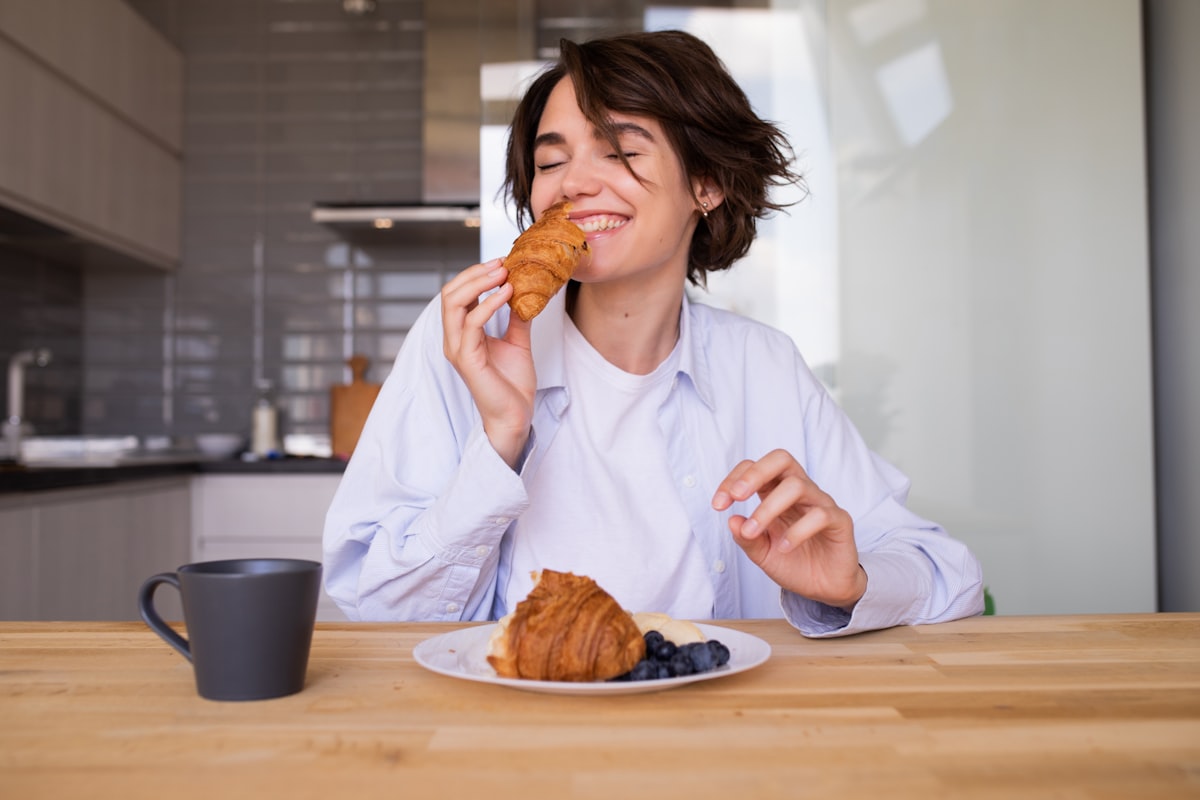 Snabb frukost för träningsdagen